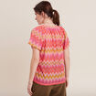 T-shirt manches courtes orange femme