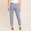 Jean coupe mom 7/8&egrave;me bleu femme