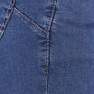 Pantacourt magique Le L&eacute;ger coupe droite denim double stone femme