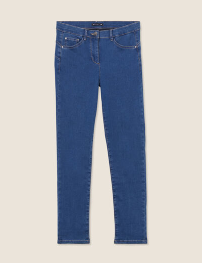 Jeans léger taille standard 7/8ème denim double stone femme