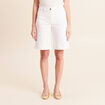 Bermuda blanc femme