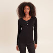 T-shirt manches longues noir femme