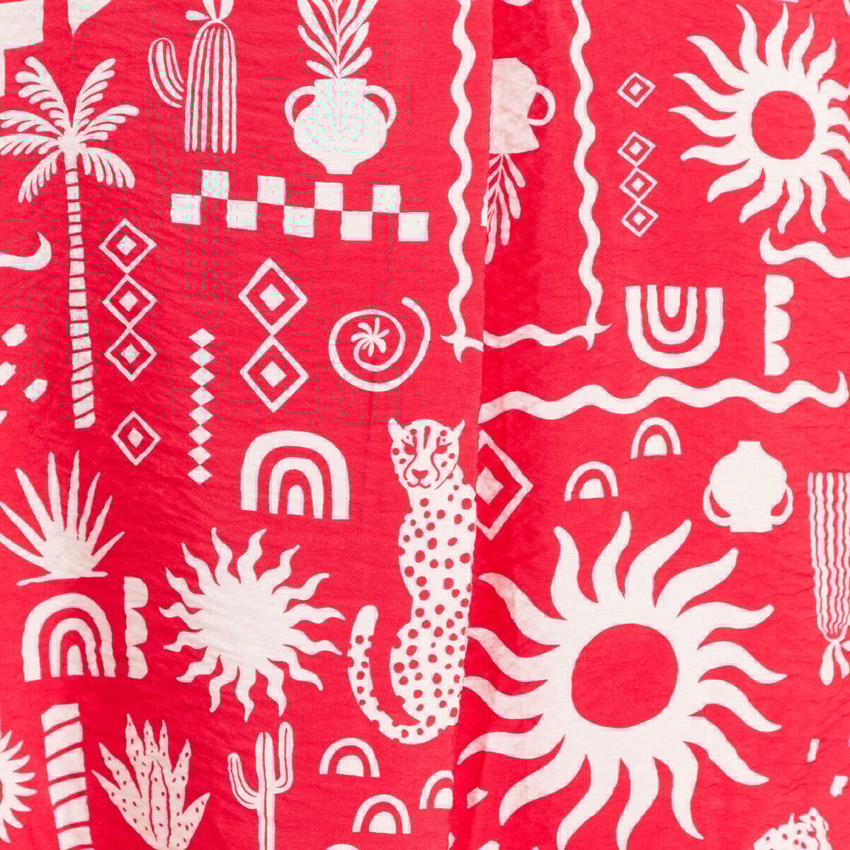 Blouse manches courtes rouge femme