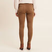 Pantalon léger taille standard 7/8ème taupe femme