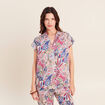 Chemise sans manches mauve femme