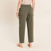 Pantalon boyfriend vert kaki femme