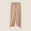 Pantalon bouffant sable femme