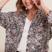 Kimono manches longues noir femme