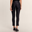 Pantalon tregging 7/8ème noir femme