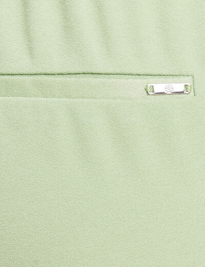 Pantalon cargo vert émeraude femme