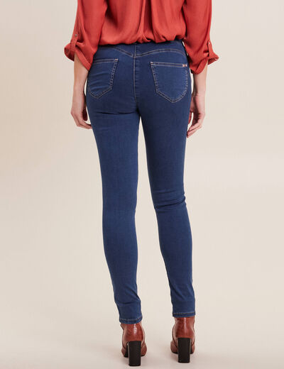 Jeans léger taille standard long denim double stone femme