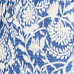 Short droit ceinturé bleu femme