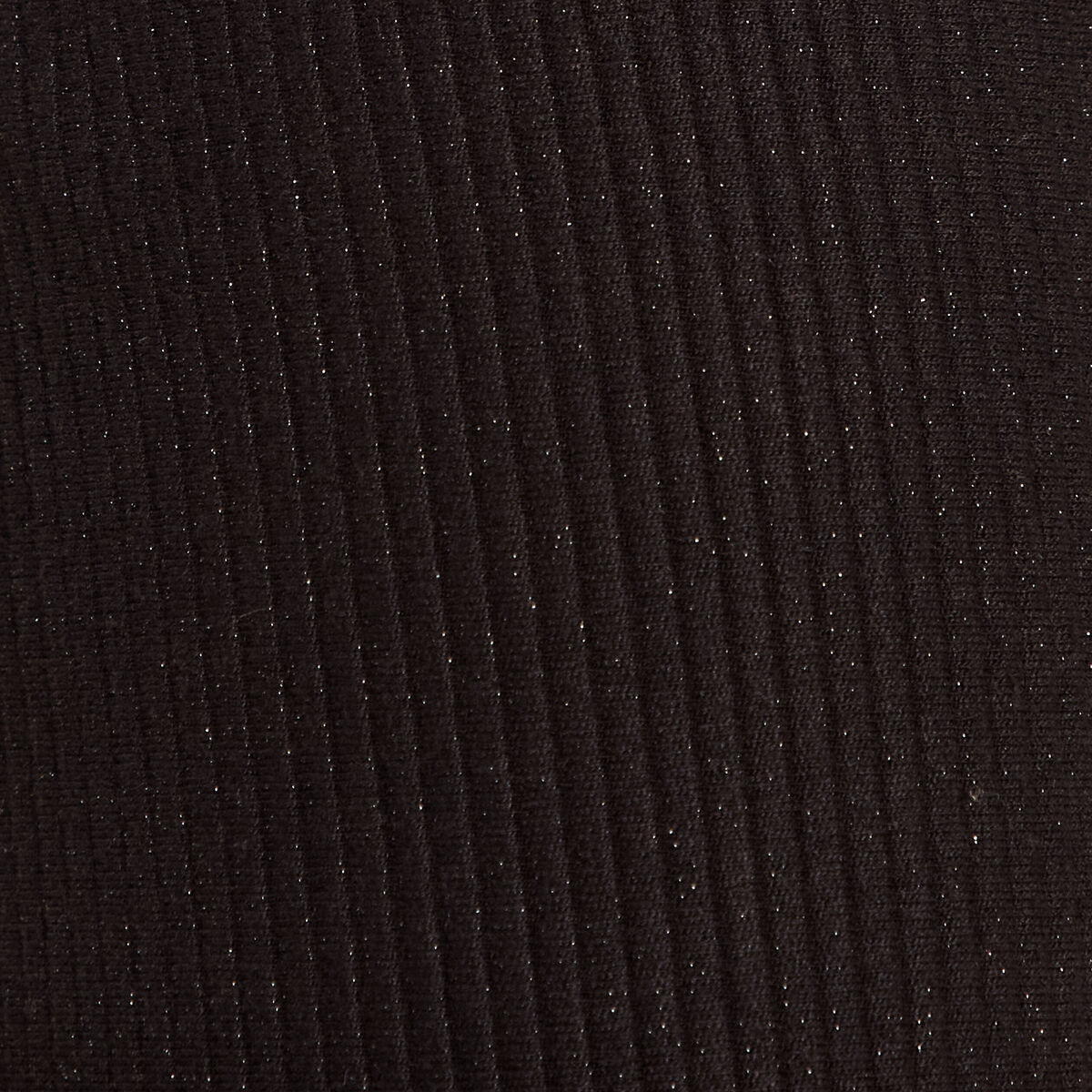 Pantalon tricot large noir femme