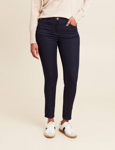 Jeans léger taille standard 7/8ème denim brut femme