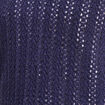 Pull droit sans manches &agrave; capuche bleu marine femme