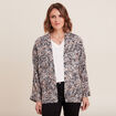 Kimono manches longues noir femme