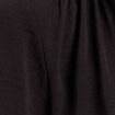 Blouse col v manches longues fluide noir femme