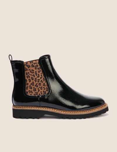 Bottines noir femme