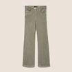 Jean magique L'Unique coupe bootcut vert kaki femme