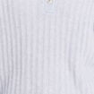 Pull col tunisien denim snow gris femme