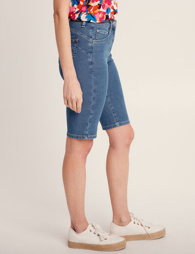 Bermuda magique le Léger denim bleach femme