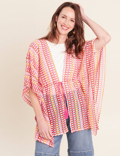 Kimono multicolore femme