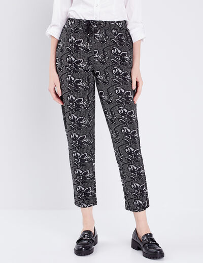 Pantalon jogging noir femme