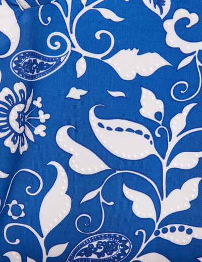 T-shirt manches courtes bleu femme
