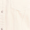 Veste cintr&eacute;e r&eacute;versible manches longues beige femme