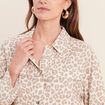 Chemise esprit veste blanc femme