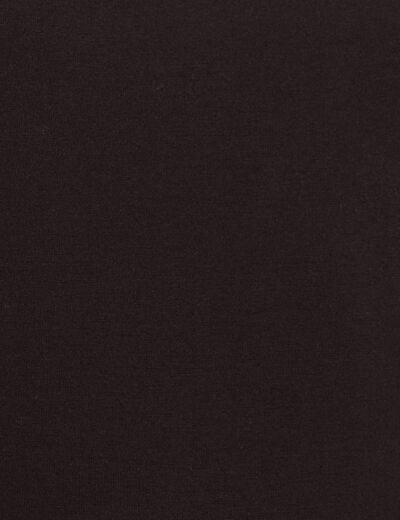 D&eacute;bardeur ajust&eacute; col v noir femme