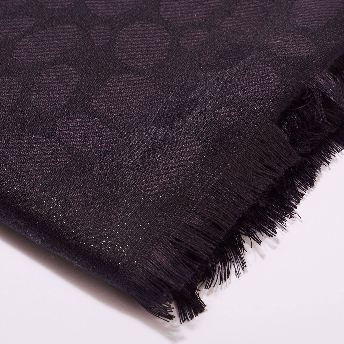 Foulard noir femme