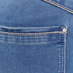 Jean ajusté taille haute denim double stone femme