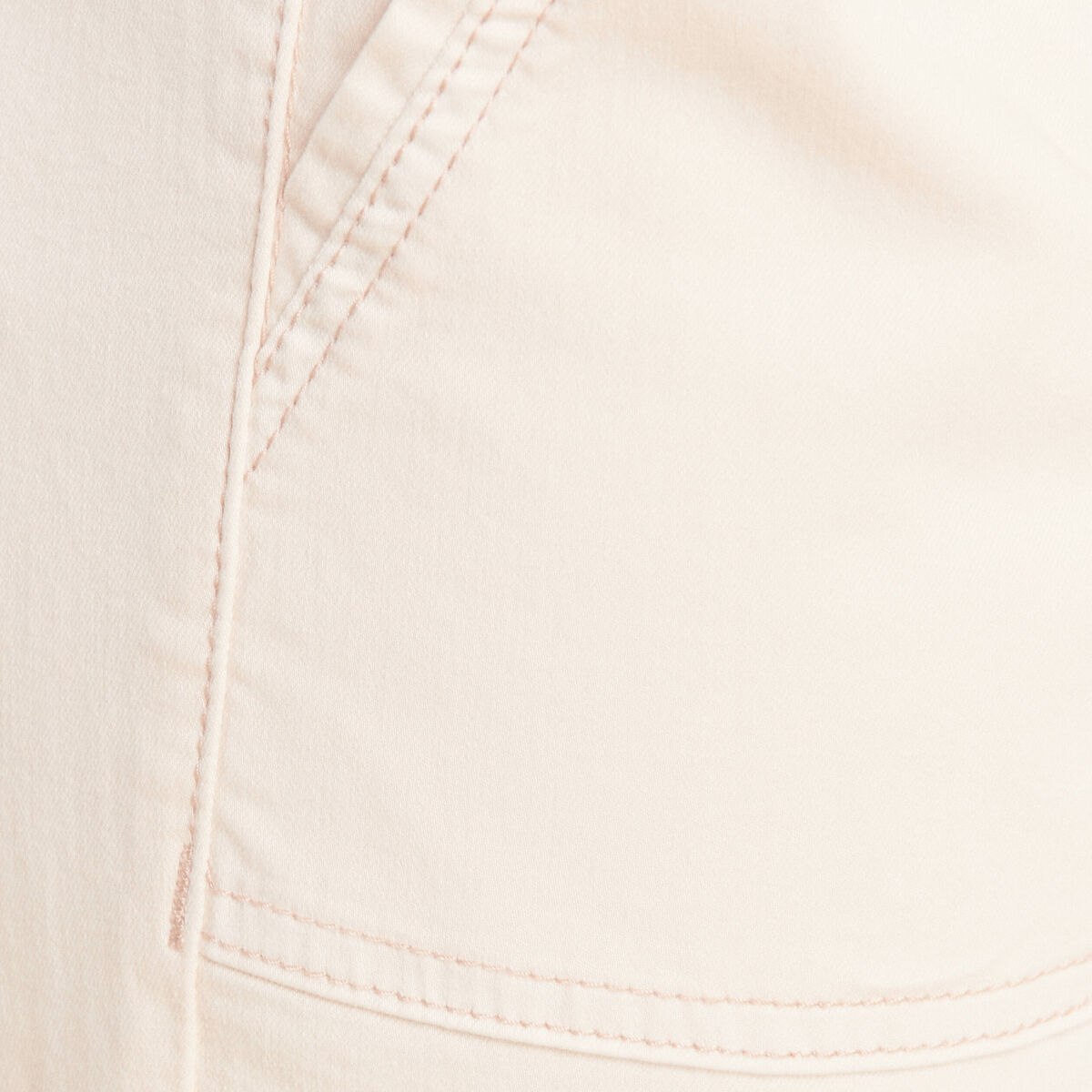 Pantalon large 7/8ème ivoire femme