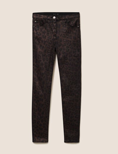 Pantalon magique L'Unique coupe ajust&eacute;e couleur cuivre femme