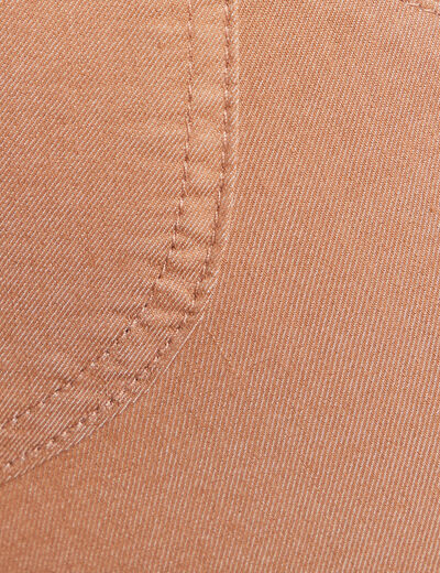 Pantalon léger taille standard long marron femme