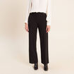 Pantalon taille haute noir femme
