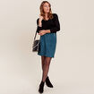 Pull manches longues noir femme