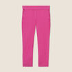 Pantacourt ajusté taille haute rose fushia femme