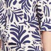 Veste courte manches 3/4 blanc femme