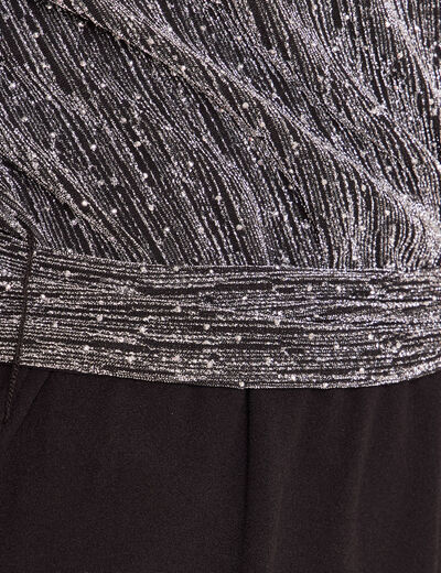 Combinaison gris argent femme