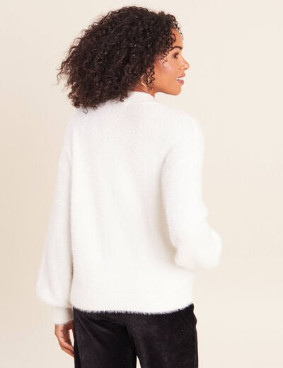 Bomber ecru femme