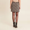Jupe droite noir femme