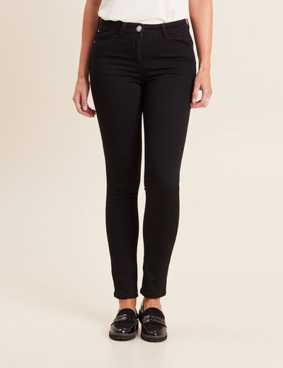 Pantalon chaud magique noir femme