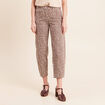 Pantalon magique Le L&eacute;ger coupe barrel beige femme