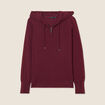 Pull manches longues bordeaux femme