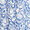 Jupe midi droite bleu femme