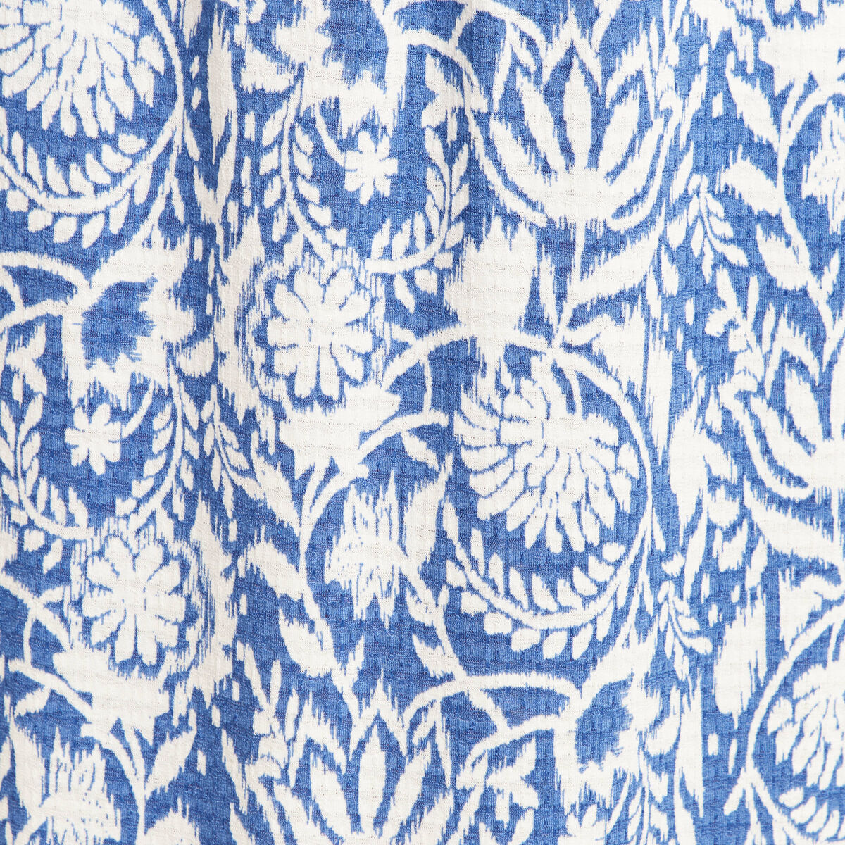 Jupe midi droite bleu femme