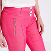 Pantacourt taille standard rose framboise femme