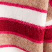 Pull col rond rose femme
